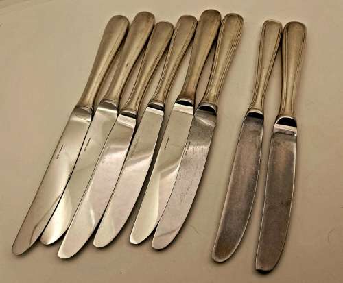 8 different HEBB quality stainless steel Knifes-Germany
