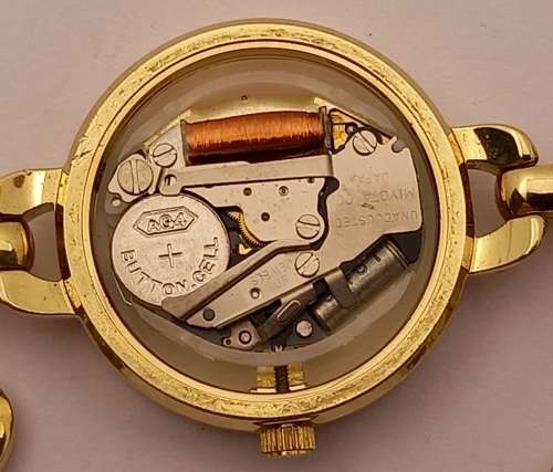 Pre-owned La Montre Quarts 60WLGRC78 Ladies watch with Charm bracelet-Working
