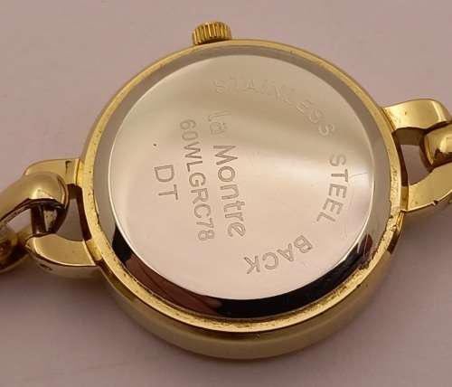 Pre-owned La Montre Quarts 60WLGRC78 Ladies watch with Charm bracelet-Working