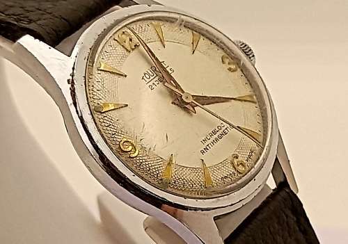 1940-1950`s Vintage Tourist Incabloc Swiss Watch 21 Jewels - working and holding time