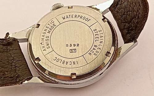 1940-1950`s Vintage Tourist Incabloc Swiss Watch 21 Jewels - working and holding time
