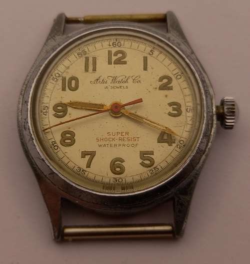 Antique Artis? Swiss Watch 15 Jewels Fonte injectes (not running but second hand moves sometimes)
