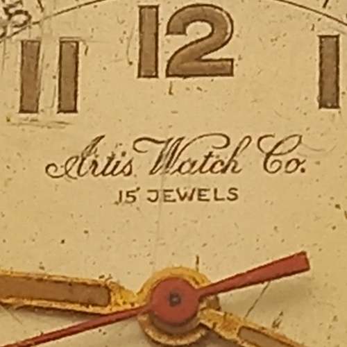 Antique Artis? Swiss Watch 15 Jewels Fonte injectes (not running but second hand moves sometimes)