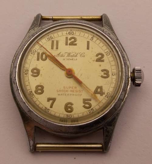 Antique Artis? Swiss Watch 15 Jewels Fonte injectes (not running but second hand moves sometimes)