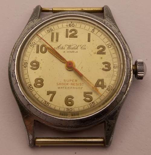 Antique Artis? Swiss Watch 15 Jewels Fonte injectes (not running but second hand moves sometimes)