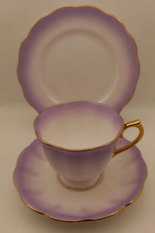 Royal Albert Rainbow Purple tea Trio