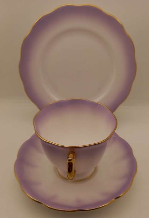 Royal Albert Rainbow Purple tea Trio