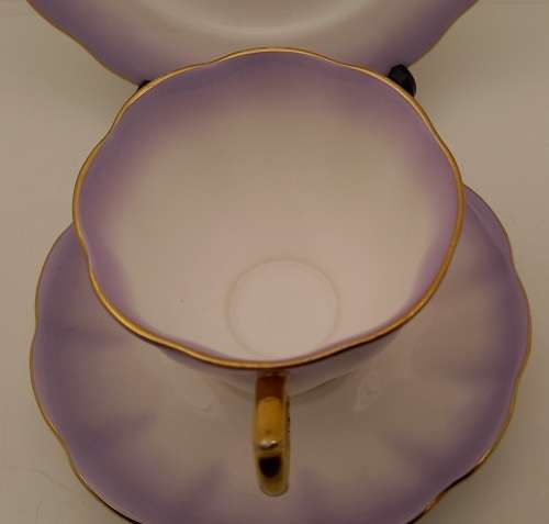 Royal Albert Rainbow Purple tea Trio