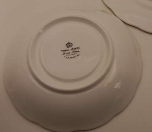 Royal Albert Rainbow Purple tea Trio