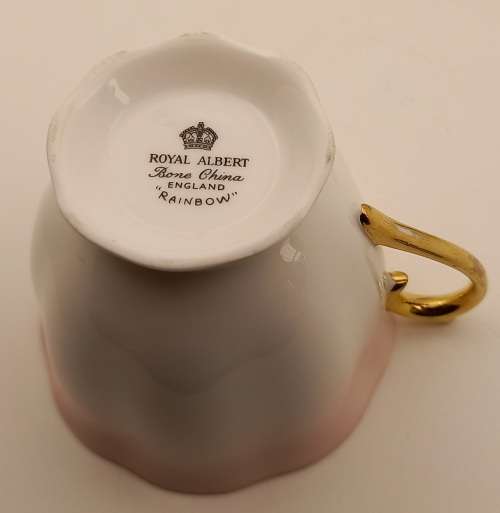 Royal Albert Rainbow Pink tea Trio