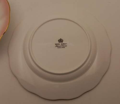 Royal Albert Rainbow Pink tea Trio