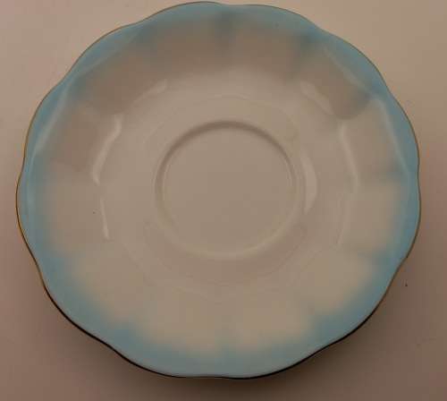 Royal Albert Rainbow Light Blue tea Trio