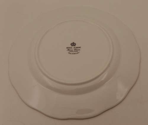 Royal Albert Rainbow Light Blue tea Trio