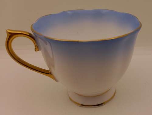 Royal Albert Rainbow Blue  tea Cup (small Chip on Base)
