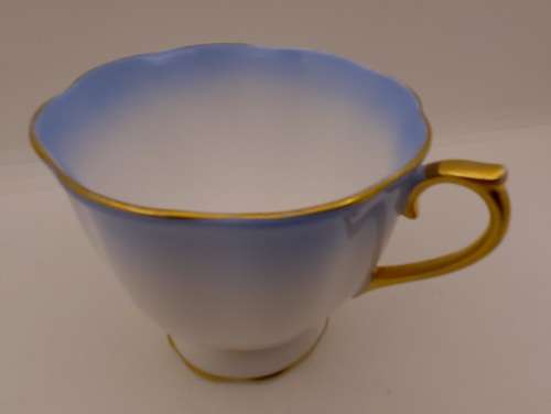Royal Albert Rainbow Blue  tea Cup (small Chip on Base)
