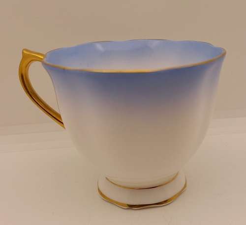 Royal Albert Rainbow Blue  tea Cup (small Chip on Base)