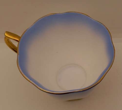 Royal Albert Rainbow Blue  tea Cup (small Chip on Base)