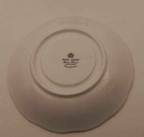 Royal Albert Rainbow Yellow tea Saucer