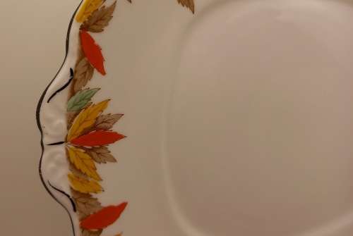 Vintage Fine Bone Bell China Cake Plate Made in England 254mmx240mm