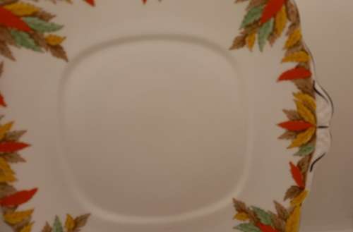 Vintage Fine Bone Bell China Cake Plate Made in England 254mmx240mm
