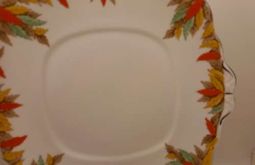 Vintage Fine Bone Bell China Cake Plate Made in England 254mmx240mm