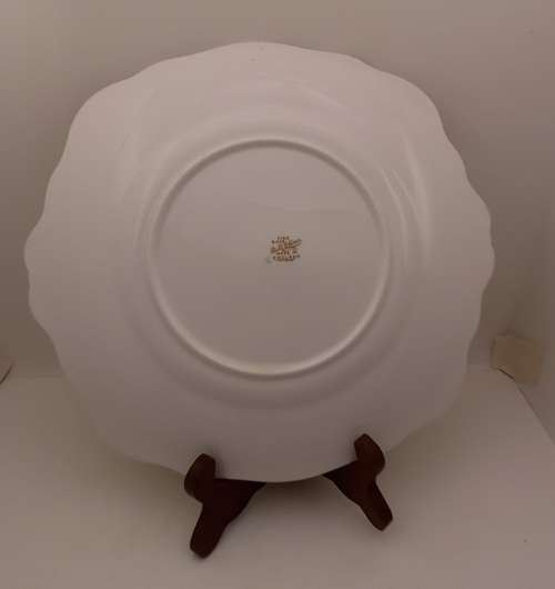 Vintage Fine Bone Bell China Cake Plate Made in England 254mmx240mm