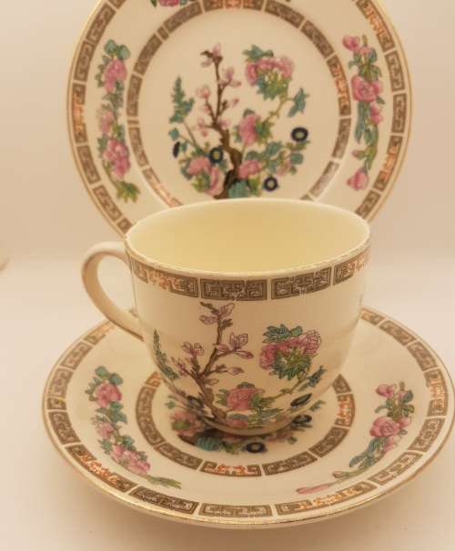 Vintage 1944  Morley Ware Indian tree Large trio- by William Morley & Co-3 available