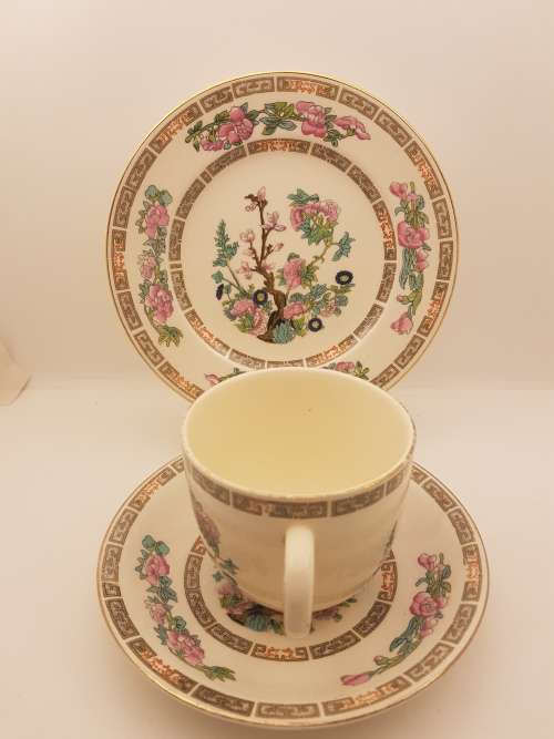 Vintage 1944  Morley Ware Indian tree Large trio- by William Morley & Co-3 available