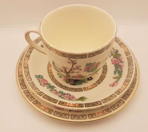 Vintage 1944  Morley Ware Indian tree Large trio- by William Morley & Co-3 available