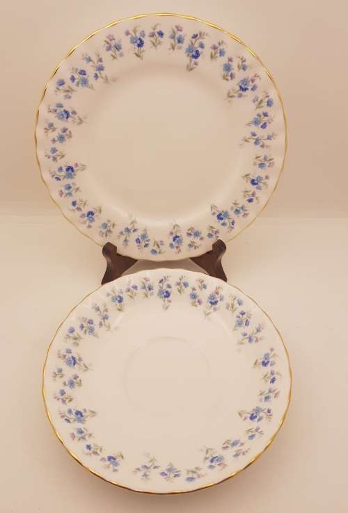 Vintage Royal Albert `Memory Lane` Bone China Trio - Mint condition- 6 available
