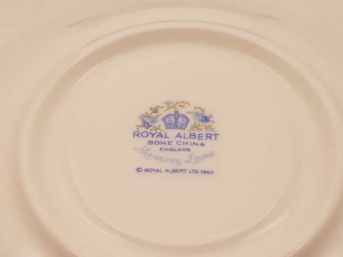 Vintage Royal Albert `Memory Lane` Bone China Trio - Mint condition- 6 available