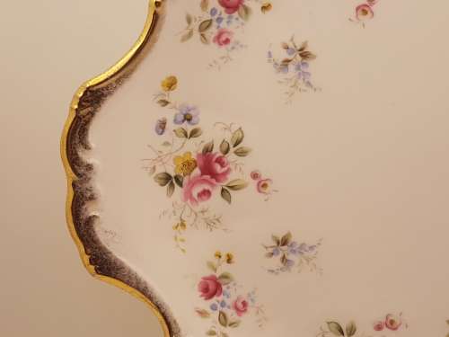1970's Royal Albert TENDERNESS Cake Plate 270x236mm