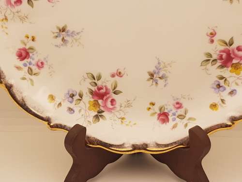 1970's Royal Albert TENDERNESS Cake Plate 270x236mm