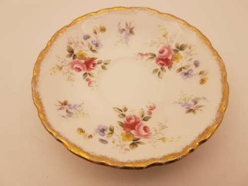 1970's Royal Albert TENDERNESS Tea Saucer (Gold Rim show some wear) 2 available