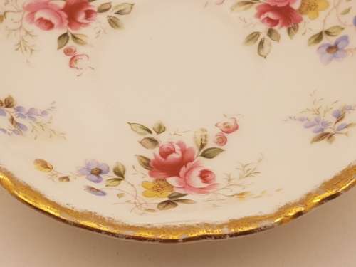 1970's Royal Albert TENDERNESS Tea Saucer (Gold Rim show some wear) 2 available