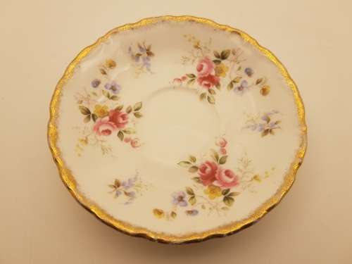 1970's Royal Albert TENDERNESS Tea Saucer (Gold Rim show some wear) 2 available