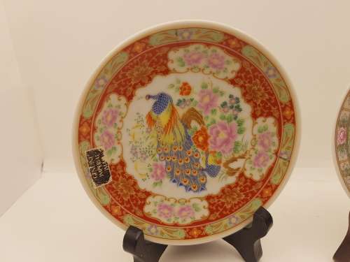 2 Small Vintage Imperial Mari Plates - Made in Japan 115mm