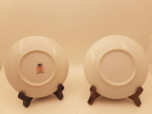 2 Small Vintage Imperial Mari Plates - Made in Japan 115mm