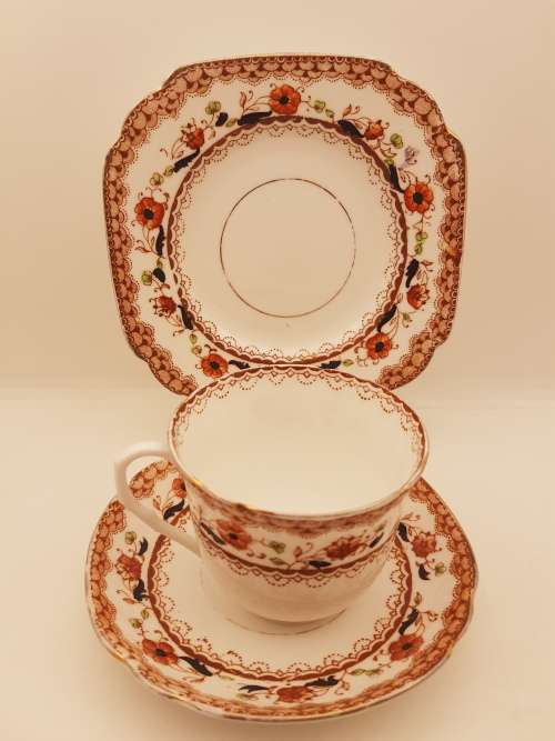 1940-1950's Melba Bone China Trio Made in England