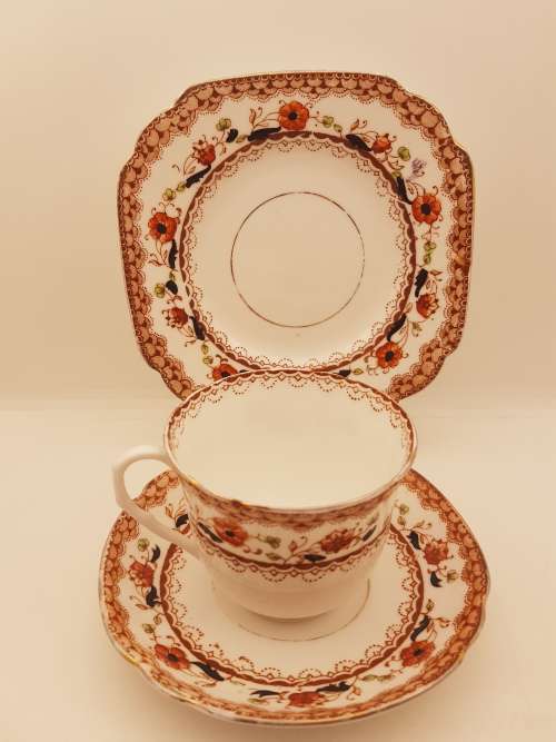 1940-1950's Melba Bone China Trio Made in England