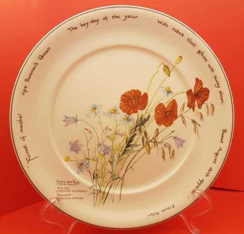 Vintage Noritaki Wall Plate 264mm- The Country Diary of an Edwardian Lady -Ireland