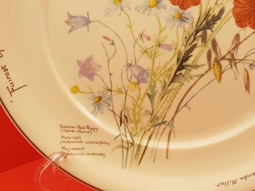 Vintage Noritaki Wall Plate 264mm- The Country Diary of an Edwardian Lady -Ireland