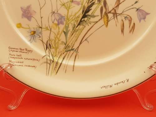 Vintage Noritaki Wall Plate 264mm- The Country Diary of an Edwardian Lady -Ireland