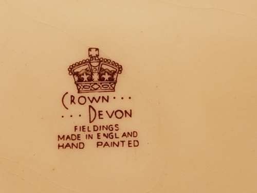 Vintage Crown Devon Fieldings Cries of London Plate -'' Old Chairs to Mend ''-Hand Painted England
