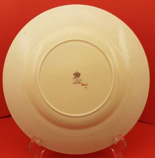 Vintage Crown Devon Fieldings Cries of London Plate -'' A new Love song ''-Hand Painted England