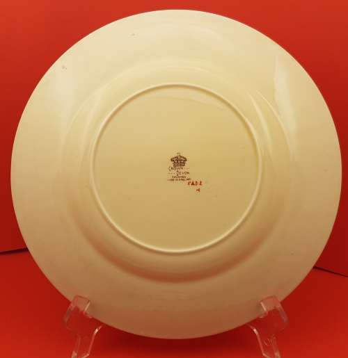 Vintage Crown Devon Fieldings Cries of London Plate -'' A new Love song ''-Hand Painted England