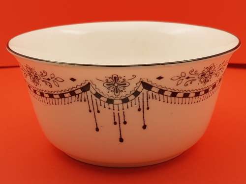 Vintage Shelley Art Deco China large Sugar Bowl Rd 674953 - England 65x132mm
