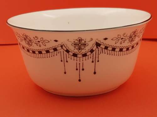 Vintage Shelley Art Deco China large Sugar Bowl Rd 674953 - England 65x132mm