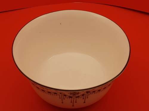 Vintage Shelley Art Deco China large Sugar Bowl Rd 674953 - England 65x132mm