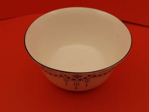 Vintage Shelley Art Deco China large Sugar Bowl Rd 674953 - England 65x132mm
